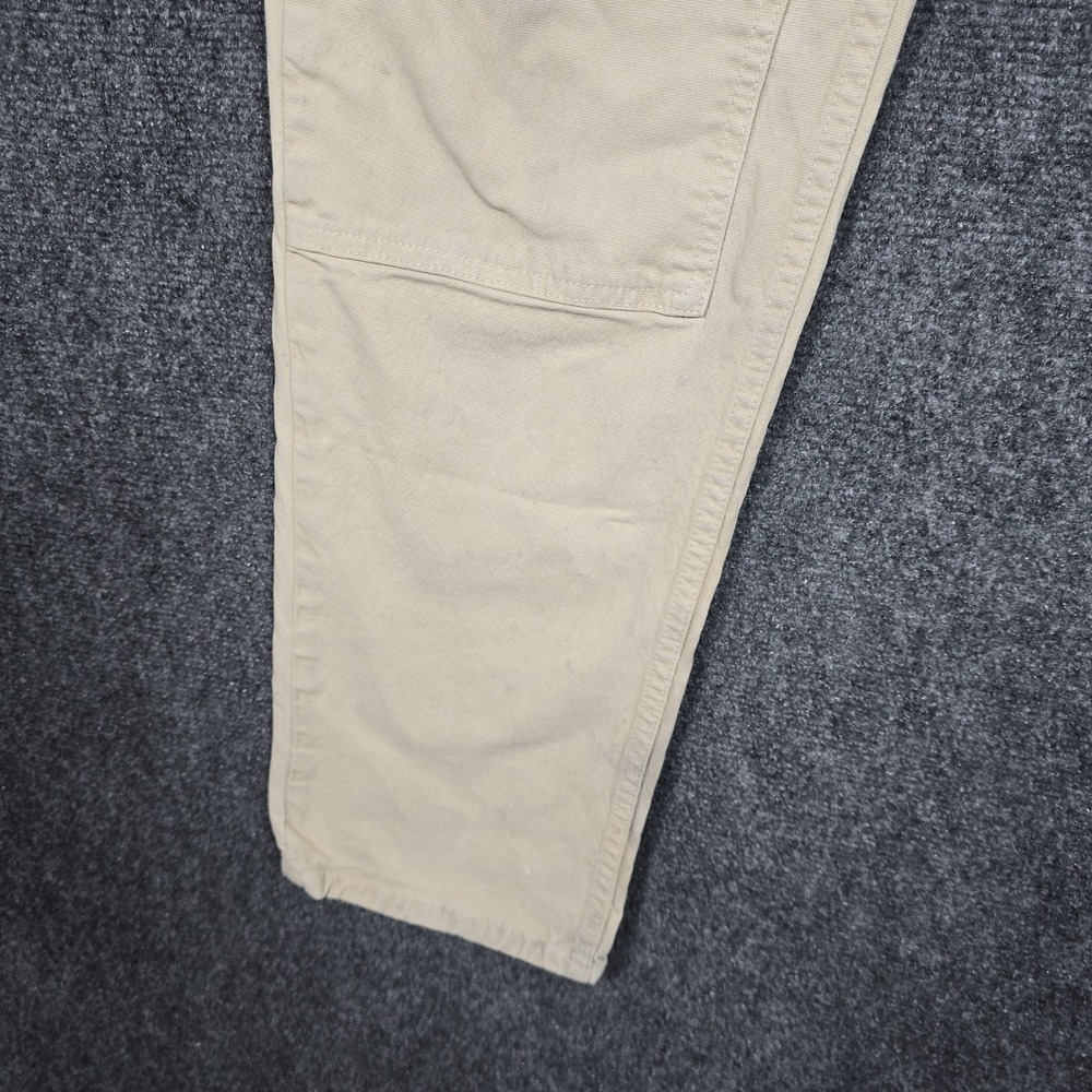Huckberry Flint And Tinder Pants Mens 34x32 Mason Canvas Double Knee Distressed - Picture 6 of 13
